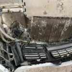 Przód kompletny Porsche Cayenne (9PA) maska zderzak błotniki chłodnice 2002-2010 95550531102 LA7W