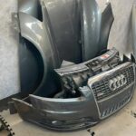 Przód kompletny maska zderzak błotniki chłodnice Audi A6 C6 2.7 TDI LZ7S 2004-2011