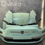 Przód kompletny maska zderzak chłodnice błotniki Fiat 500 2007+ 166