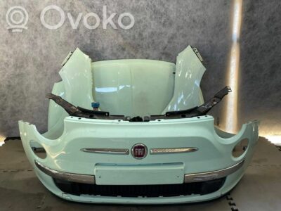 Przód kompletny maska zderzak chłodnice błotniki Fiat 500 2007+ 166