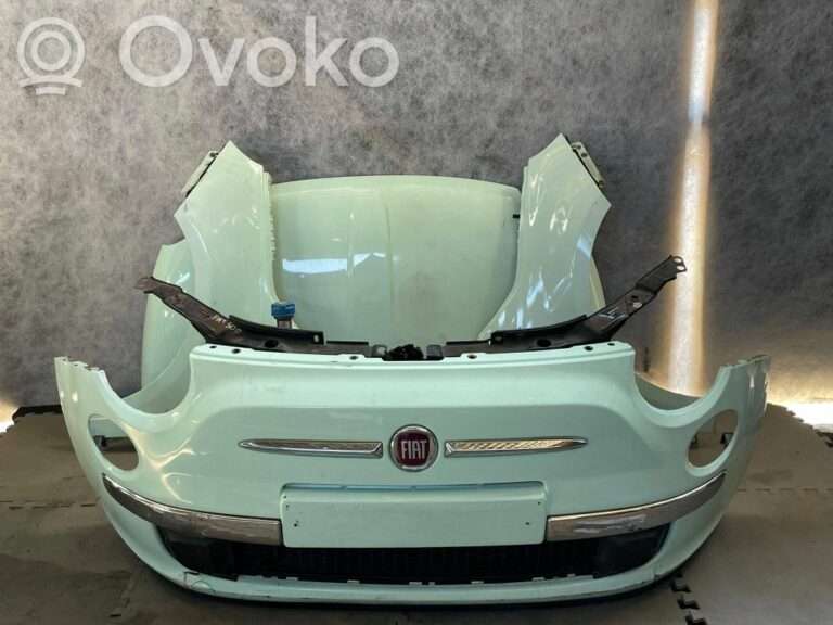 Przód kompletny maska zderzak chłodnice błotniki Fiat 500 2007+ 166